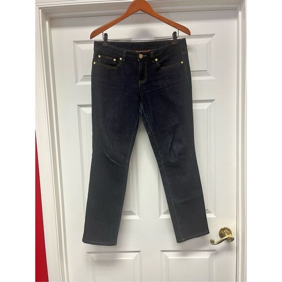 Tory Burch Super Skinny Dark Wash Jeans sz 29 EUC - Picture 2 of 11